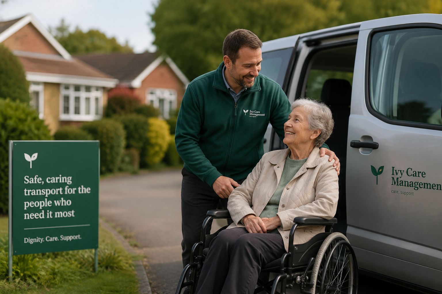 Ivy Care Management transport vehicle